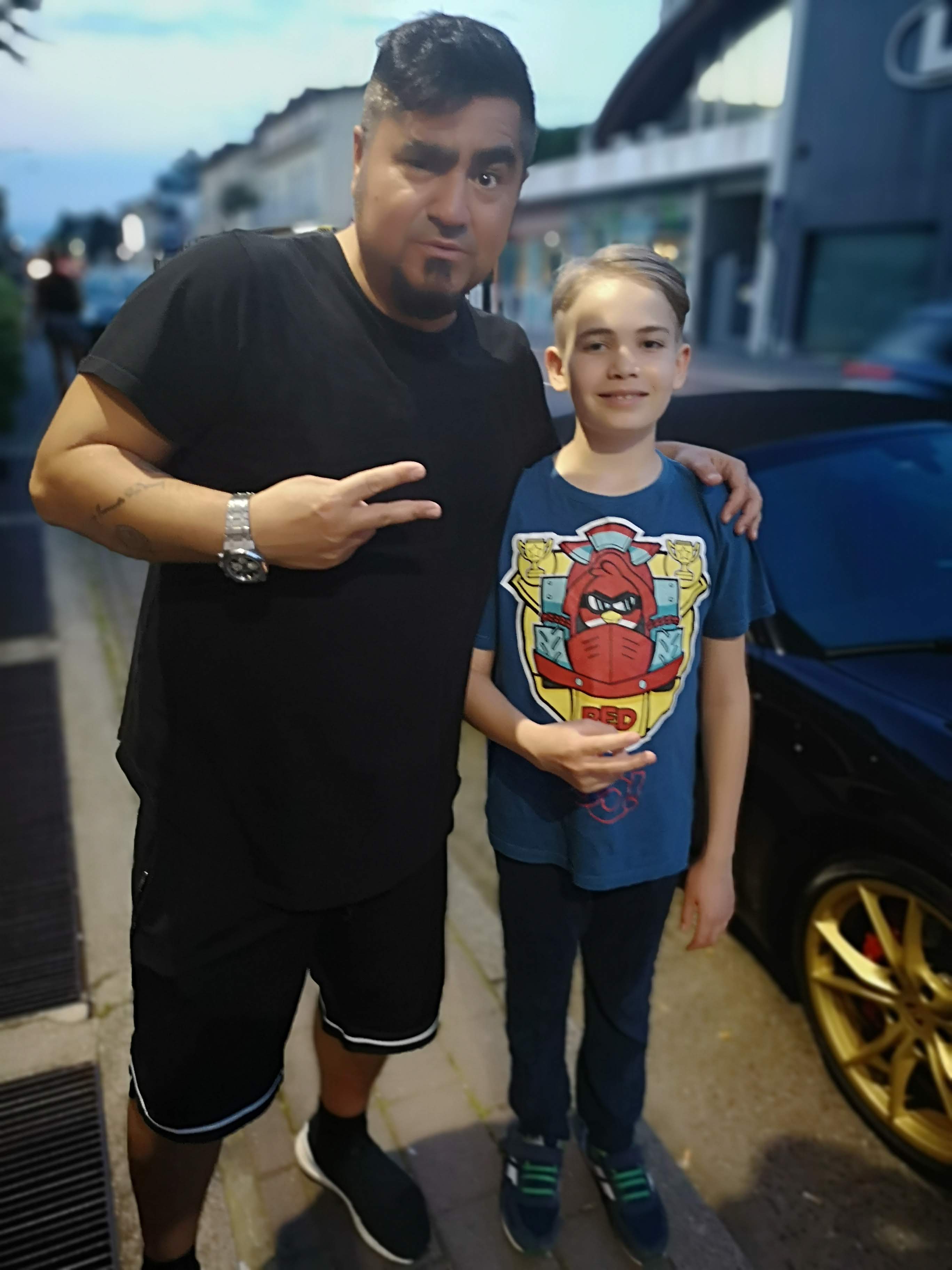 Paolo Noise con Nicholas