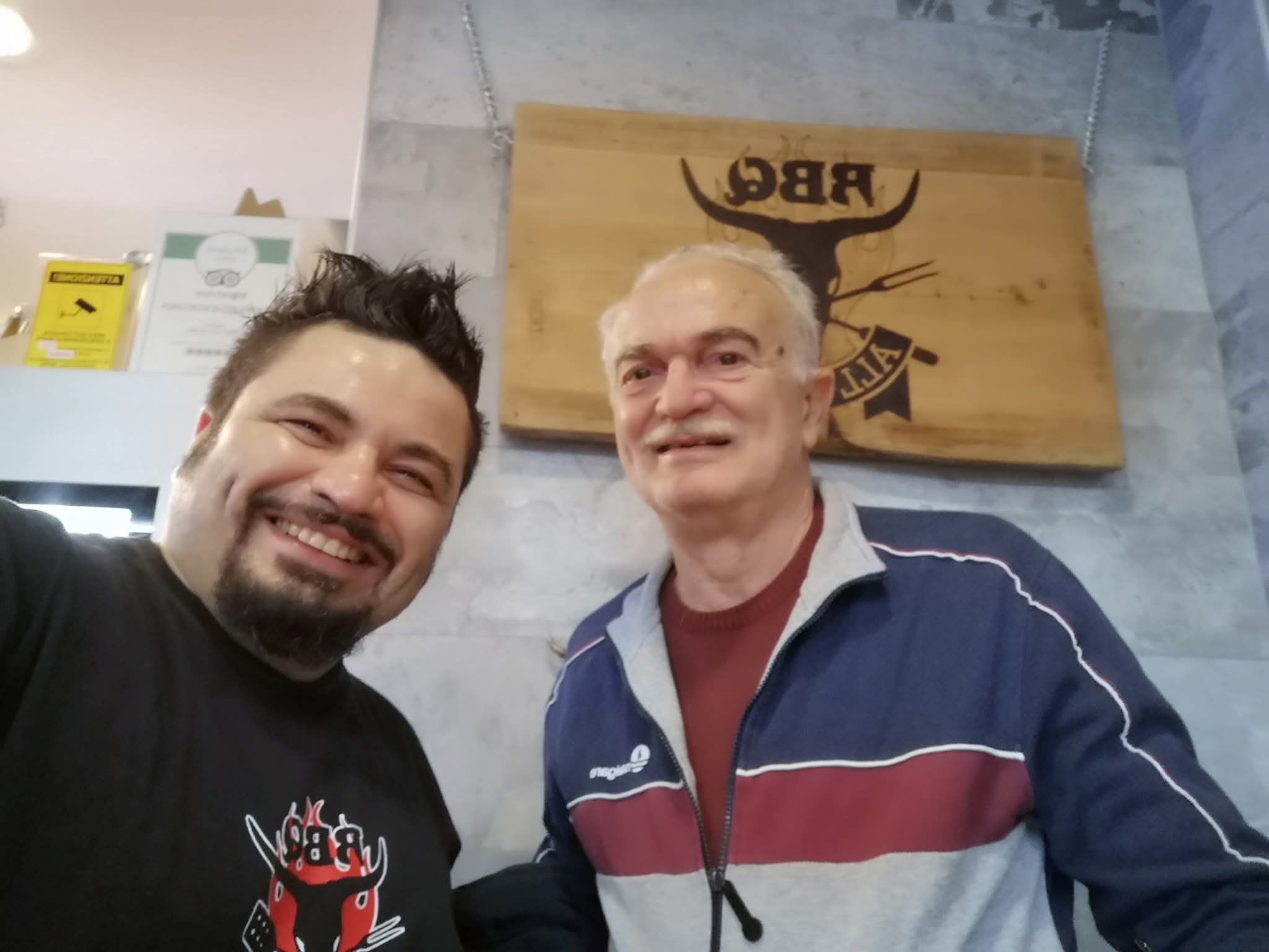 Sandro Mazzola al Ristorante BBQ All Stars